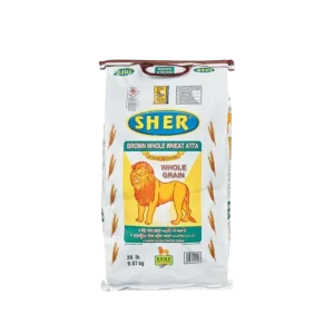 Sher Flour Brown Whole Wh t 20Lb